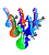Bong de silicone diversas cores atacado - Imagem 3