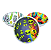 Cuia de silicone Rick and Morthy Importada alta qualidade Bowl de Silicone alien 5 unidades - Imagem 3