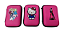 Case Rosa estampada Arlequina Hello Kitty diversas estampas - Imagem 1