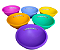 Cuia de silicone Lion Rolling Circus kit com 12 diversas cores - Imagem 2