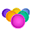 Cuia de silicone Lion Rolling Circus kit com 12 diversas cores - Imagem 3