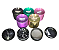 Ttriturador de metal 4 partes côncavo diversas cores Base - Imagem 6