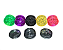 Triturador de plástico médio 3 partes ultra resistente Base diversas cores 42mm - Imagem 2