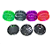 Triturador de plástico grande 3 partes ultra resistente Base diversas cores 61mm - Imagem 6