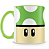 Caneca Personalizada Cogumelo Grow Up - Verde - Imagem 1