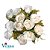 Buque 12 Rosas Cor Branca - Imagem 1