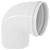 Cotovelo Joelho 1.1/2" 90° Esgoto 40mm Branco - Imagem 1
