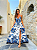 Vestido Chablis – Vestido longo com estampa floral azul - Imagem 2