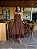 Vestido Aire Marrom – midi com franjas - Imagem 1