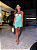 Vestido Smeralda – mini dress verde detakhe dourado - Imagem 1