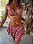 Conjunto Shelona com biquíni e short saia tricot vermelho - Imagem 1