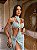 Vestido Tahiti Vazado Longo detalhes triângulos dourados - Imagem 3