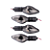 Kit 4 Pisca Alerta Seta Engate Universal NXR 150 Bros 2013/2014 CG Titan 125 de 2000 a 2013 Fume - Imagem 1