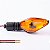 Kit 4 Pisca Alerta Seta Engate Universal NXR 150 Bros 2013/2014 CG Titan 125 de 2000 a 2013 Laranja - Imagem 5