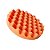 Boina de espuma ondulada corte laranja c/ velcro Rolyjones 8" - Imagem 1