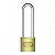 Cadeado zamac latonado haste longa Stam 30mm - Imagem 1