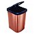 Lixeira c/ click rose Arqplast 9L Ref. 25499 - Imagem 1