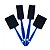 Kit 4 pinceis de espuma detalhamento Vonixx - Imagem 1