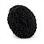 Boina dupla face refino/lustro preto Rolyjones 8" - Imagem 1