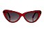 Selena cristal vermelho com lentes clássicas - Imagem 1