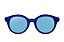 Betina cristal azul com lentes em metal azul - Imagem 1