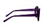 Selena cristal violeta com lentes em metal prata - Imagem 2