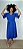 VESTIDO COM TRANSPASSE AZUL ROYAL - Imagem 1