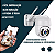 Câmera de segurança Icsee Wi-Fi externa noturna branca à prova D'água - Imagem 3