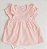 Romper vestido babado rosa bebê - Imagem 1