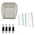 Kit Espuma Injetada Assento Banco Dianteiro 14195 FIESTA ECOSPORT + 4 Molas + Grade - Imagem 2