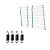 KIT 4 Molas + Grade para Banco Assento Dianteiro FIESTA ECOSPORT - Imagem 3