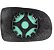 Lente Espelho Base Espelhado Retrovisor Direito CORSA HATCH SEDAN MONTANA - Imagem 4