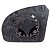 Lente Espelho Base Metalizado do Retrovisor Direito FIESTA SEDAN HATCH ROCAN KA - Imagem 3