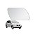 Lente do Retrovisor com Base Metalizado Plano lado Esquerdo Polo 2003 a 2009 - Imagem 1