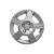 Calota Aro 14 GRID Fixação Parafuso Cubo Baixo Fiesta Hatch/Sedan 2008 a 2010 - Imagem 2