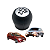 Bola da Alavanca do Câmbio Lente Prata Acrílica Corsa Hatch/Sedan 00/12 e Vectra 97/05 - Imagem 1