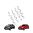 Kit 4 Molas Encosto Banco Dianteiro Logan Sandero Oroch - Imagem 1
