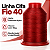 Linha Cifa Fio 40 Poliamida Alta Resistência Costura Pesada VERMELHO - 1044 - Imagem 3