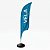 Wind Banner Modelo Vela Personalizado - Imagem 1