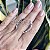 Brinco Ear Cuff Prata  com zirconias brancas - Imagem 1