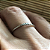 Anel de Prata 925 delicado e feminino modelo 4 zirconias - Imagem 1