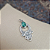 Pingente Quartzo Verde estilo Boho Prata 925 - Imagem 2