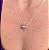Chocker Pingente Pirita Prata 925 com corrente veneziana - Imagem 2