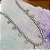 Chocker estilo Riviera com estrelas salpicadas em aço inoxidável - Imagem 4