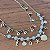 Colar Chocker Búzios Com Pedras Coloridas banho de ouro amarelo - Imagem 3