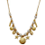 Colar chocker concha do mar e búzios com perolas banho de ouro amarelo - Imagem 1