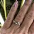 Anel feminino  Prata 925 e zirconias  brancas - Imagem 1