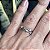 Anel feminino  Prata 925 e zirconias  brancas - Imagem 3