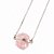 Chocker Quartzo Rosa Bruto com corrente Prata 925 - Imagem 1