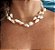 Choker 4 Fios Torcidos com conchas em resina - Imagem 3